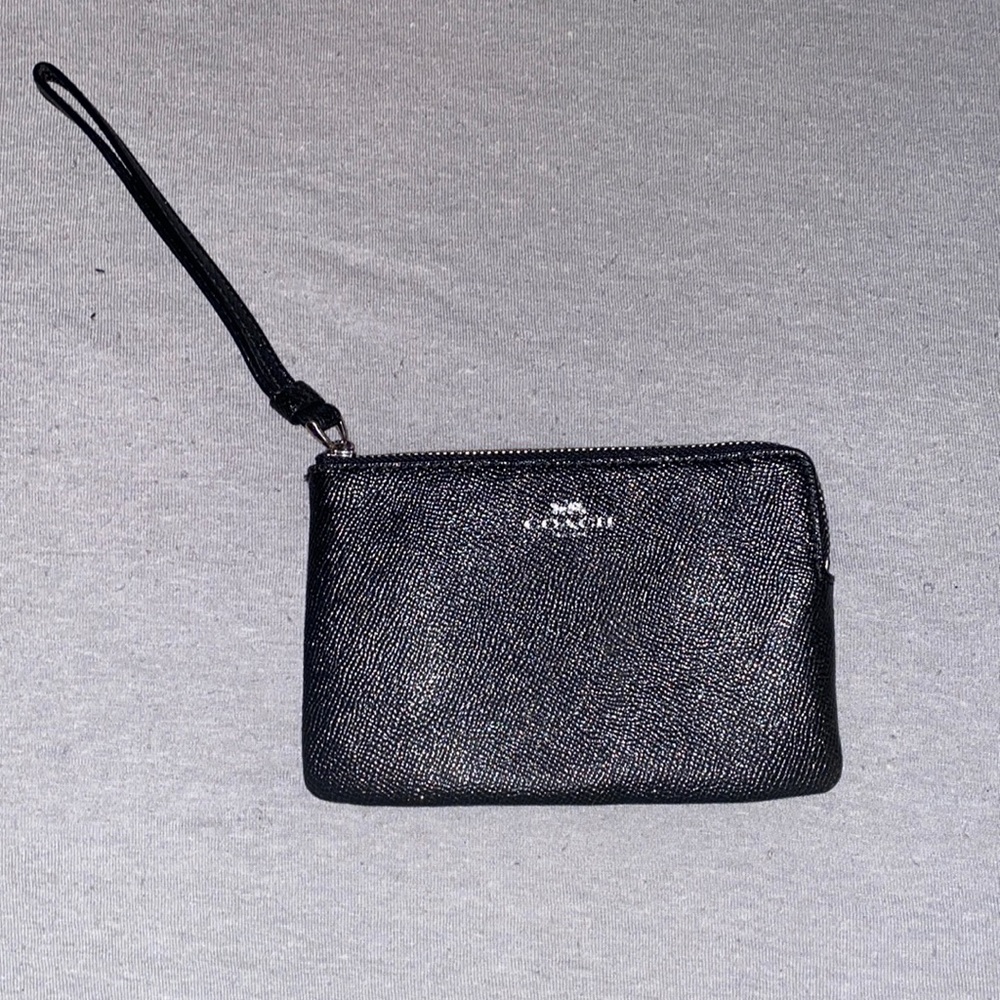Black Coach Wristlet